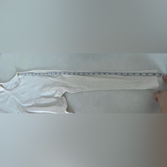 Aerie/ Real soft/ Off-white/ Oversized/ Long sleeved/ Shirt/ Size US S - Picture 10 of 12